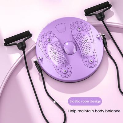 Waist Twist Disc Board with Drawstring Magnetic Foot Massager Waist Sculptor Twister Abdominal Muscles Strengthening Body Shaping Twisting Disc