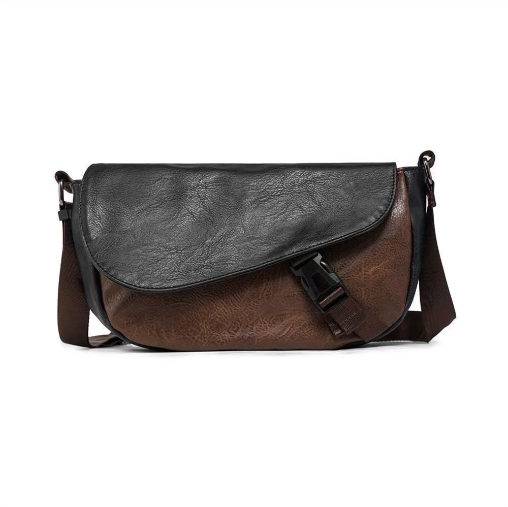 New Handheld Business Leather Shoulder Bag, Crossbody Bag, Sports and Leisure Bag