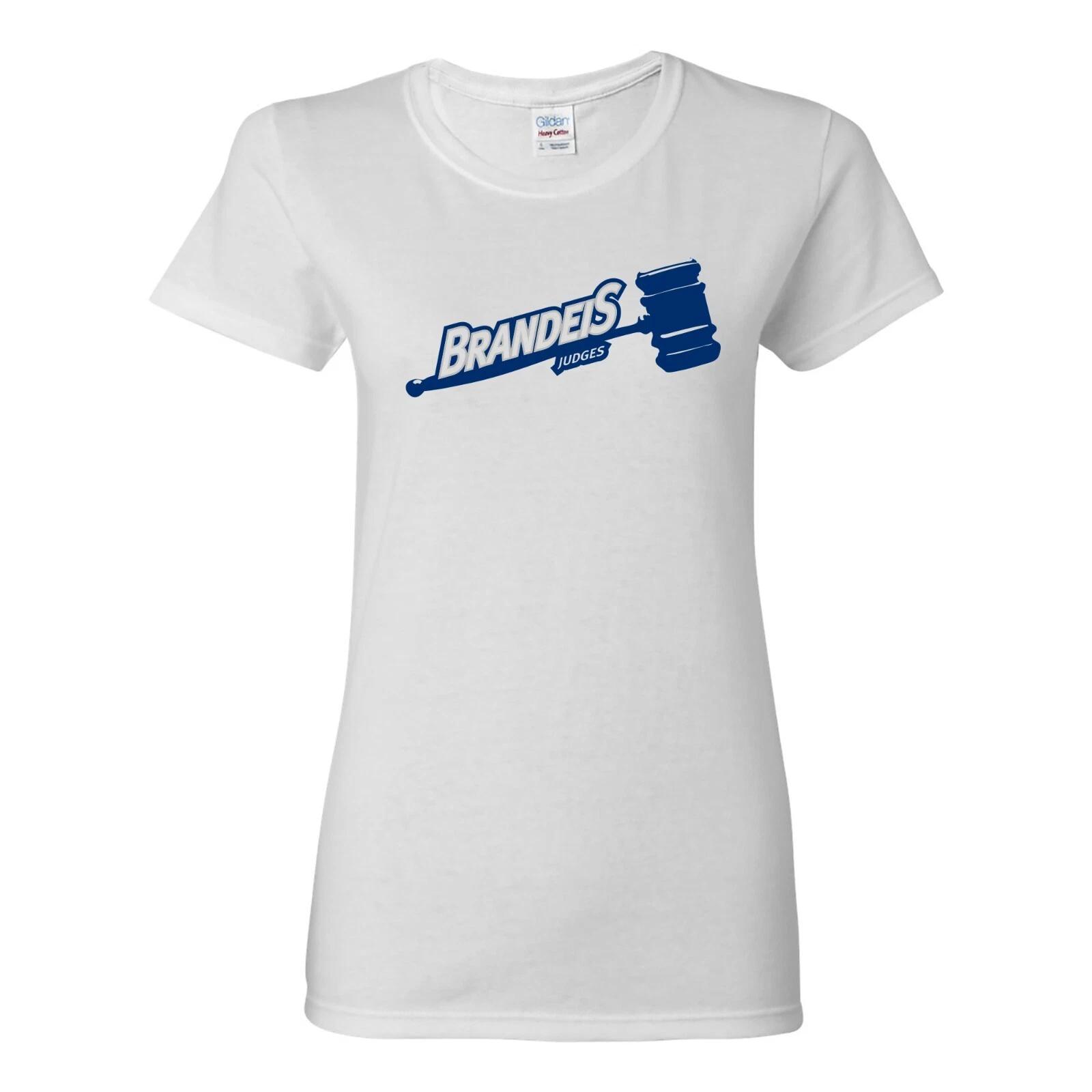 Brandeis Judges Primary Logo - NCAA University Women s T Shirt - White L