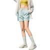 Anta Comfortable Simple Loose Lightweight Versatile Sports Casual Shorts Women Shorts Rain-Mist-Blue 962528505-5