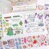 Adorable Animal Girl Stickers for Journals, Luggage, Phones, Bottles - Waterproof & Creative DIY Decor