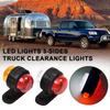 1Pcs Side Led Marker Lights Trailer Truck Lorry Camper Outline Lights 12-24v Side Light Truck LED Indicator Signal Lamp