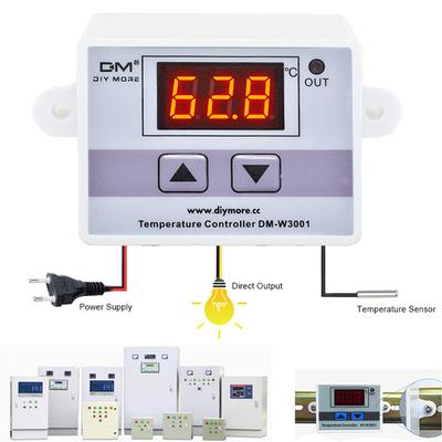 W3001 W3002 Control Digital LED de Temperatura Termostato Microcomputador Interruptor Termómetro Nuevo Termorregulador 12/24/110V/220V