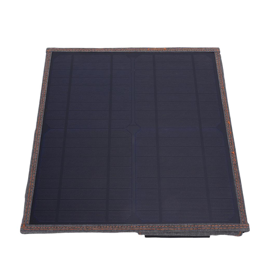 Portable Solar Panel Pack Kit 15W 5V Output Monocrystalline Silicon Foldable USB Charger with