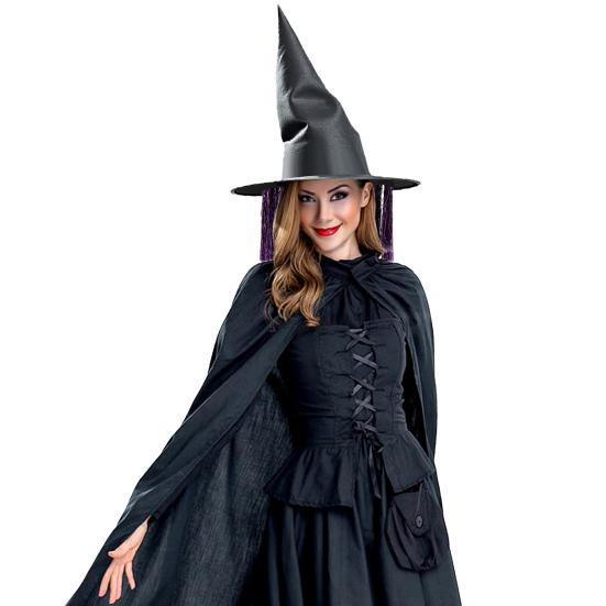Women Witch Hat Dark Mysterious Style Oxford Cloth Witch Hat