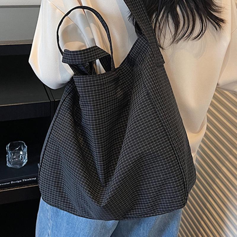 Plaid Bag Autumn New Shoulder Bag Women's Casual Fashion Lazy Style Commuter Oblique Span Bag