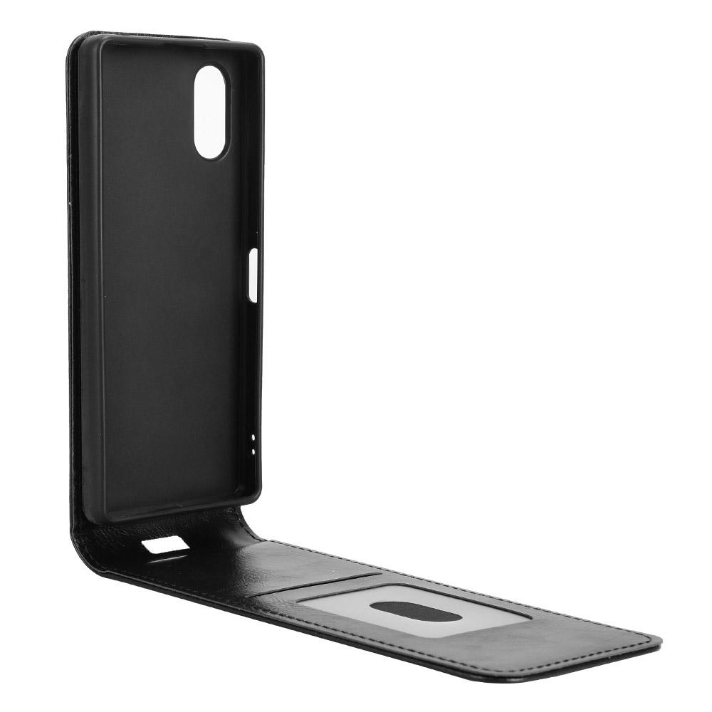 Pro pouzdro Sony Xperia 5 V se slotem na karty Magnetický vertikální flip Kožený kryt na telefon