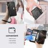 Floral Leather Wallet Case for iPhone 12-17 series.Vintage All-in-One Card Holder w/Stand, Magnetic Closure & Wrist Strap