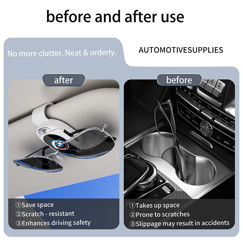 DLCP9 Universal Car Sunshade Sunglasses Storage ID Card Glasses Clip For BMW E36 E39 E87 E60 E46 E53 E90 F10 F20 F25 F30 X3 X5