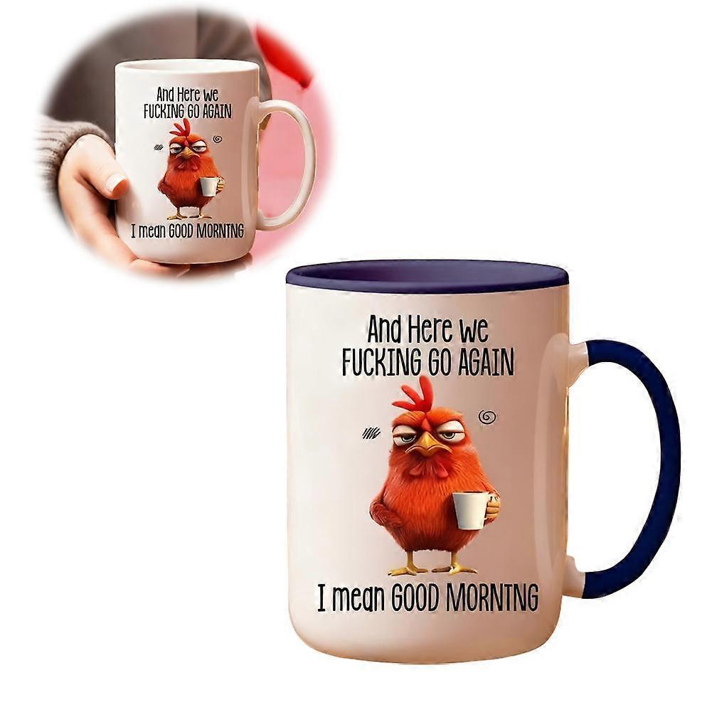 Irritable Rooster Ceramic Mug Funny Sarcastic Coffee Cup