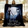 1PC Corpse Bride Outdoor Blanket Lightweight Flannel, Soft & Warm, All-Season Use for Sofa, Outdoor019