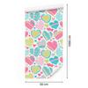 Beautiful colorful hearts wallpaper for living room and bedroom 50x1000