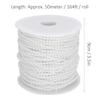 Гірлянда з намистин під перли Кругла Декорація Рукоділля Аксесуари для одягу 3 мм 50 метрів Цельсій Рулон