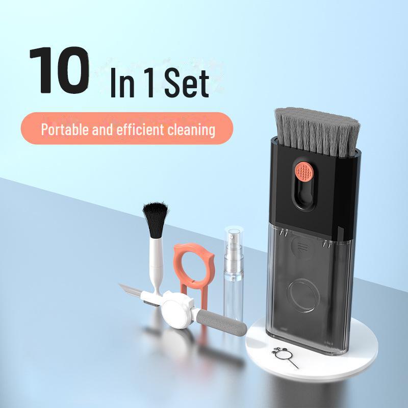 Multifunctional Cleaning Set: Keyboard Brush & Phone/Headset Cleaning Pen