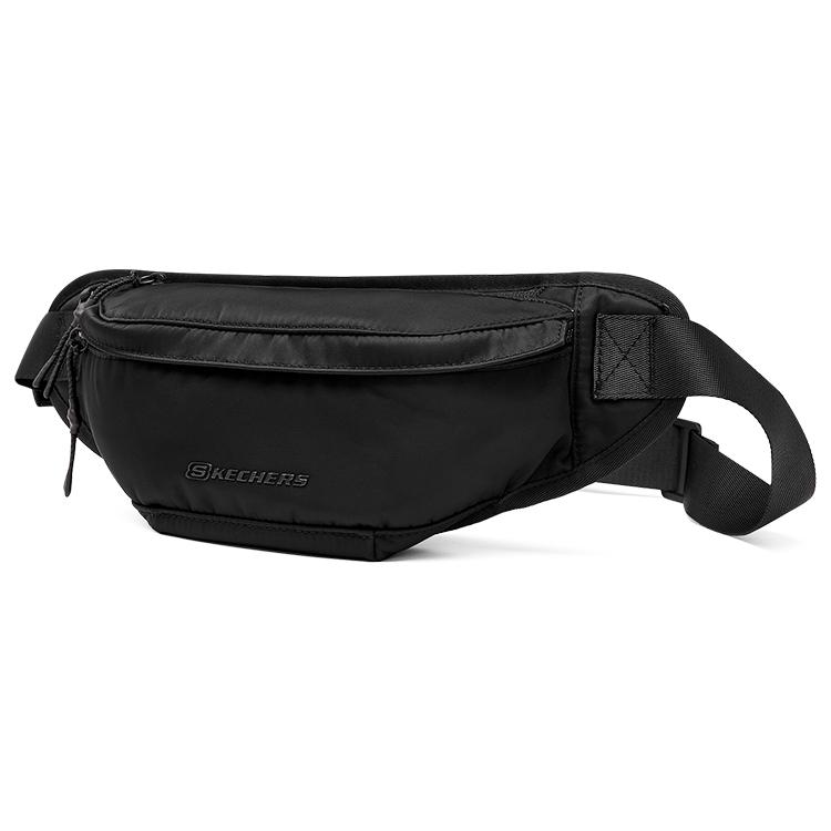New Skechers Fabric Crossbody Bag Sling Bag Unisex Carbon Black L322U025-0018