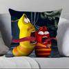 L-Larva Funny Pillow Case  Ultra Soft Skin Friendly Fabric Cloud Like Comfort & Concealed Zipper