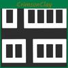Placa de Parede Decorativa Elegante Branca Brilhante Cobertura de Interruptor Rocker para 1-4 Módulos
