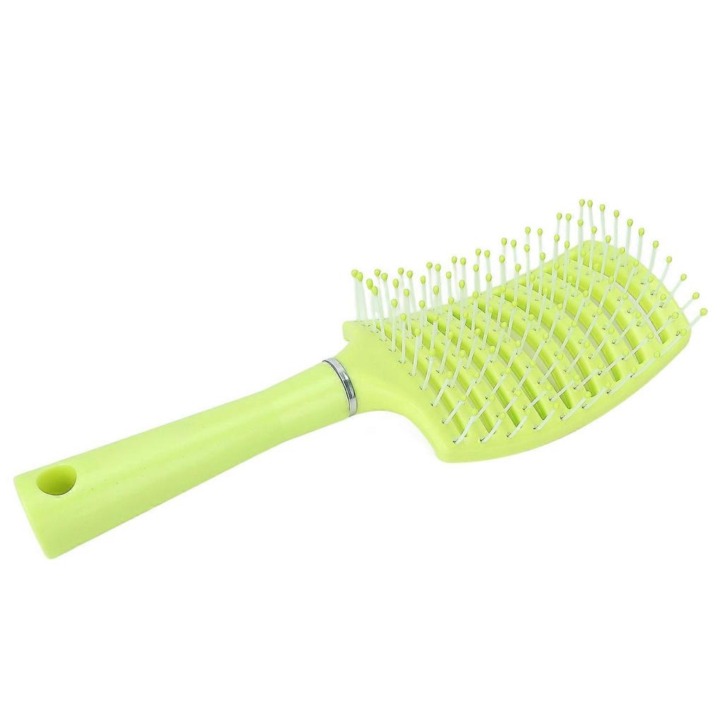 Detangling Hair Brush Professional Men Women Vented Paddle Hair Brush Styling Tool for Thick Straight HairFluorescent Yellow