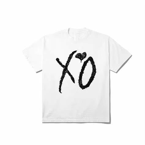 

2026 Новый The Weeknd Xo Футболка Женская Футболка Мода Хип-Хоп Короткий Рукав Хлопковая Футболка Уличная Одежда Футболка Модные Вещи Оверсайз Топ S