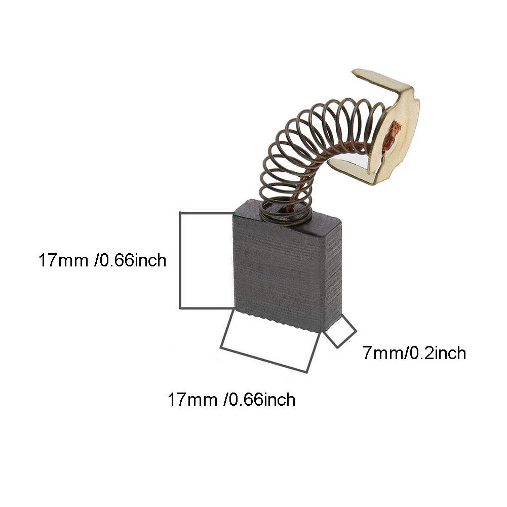 17x17x7mm Carbon Brush Carbon&Metal High Durability