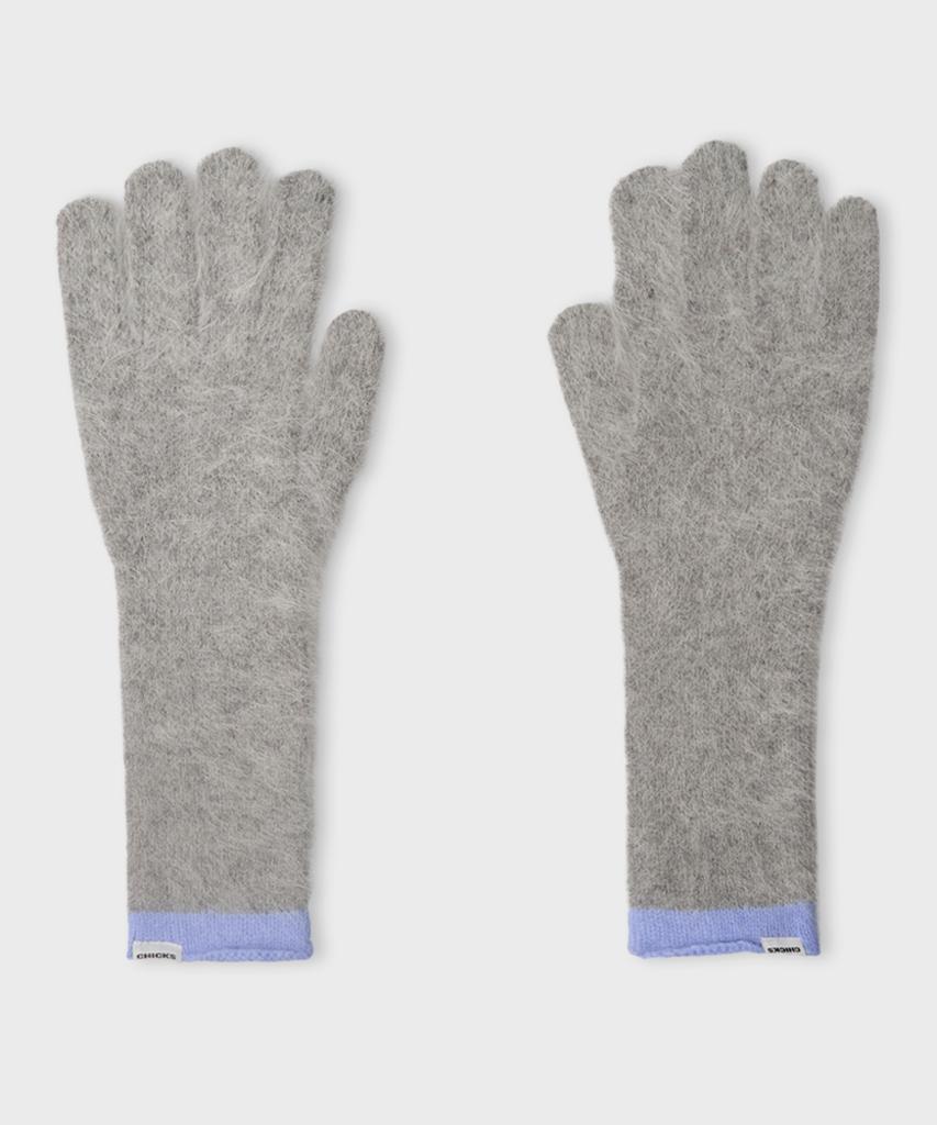 CHICKS Line Mohair Fingerhole Gloves (5 Colors)