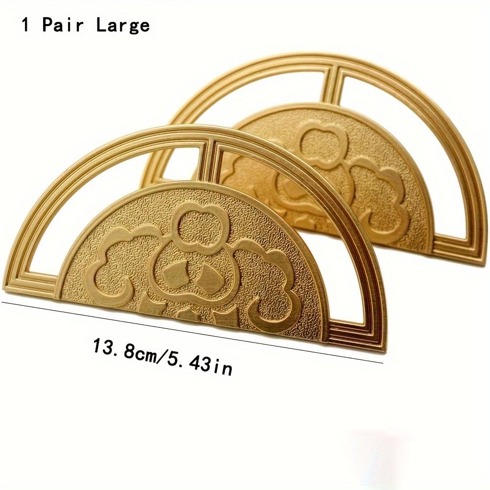 

Винтажный стиль, золотые ручки для шкафа из цинкового сплава, 1 пара, круглые ручки для дверей ящиков шкафа 1 Pair Large