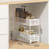 2 Tier Pull-Out Storage Rack with Drawers Countertop Storage Rack  Home Organization