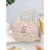 Women's Floral Makeup Bag New Arrival Travel Toiletry Cosmetic Pouch Large Capacity Portable Hand Carry Organizer Case