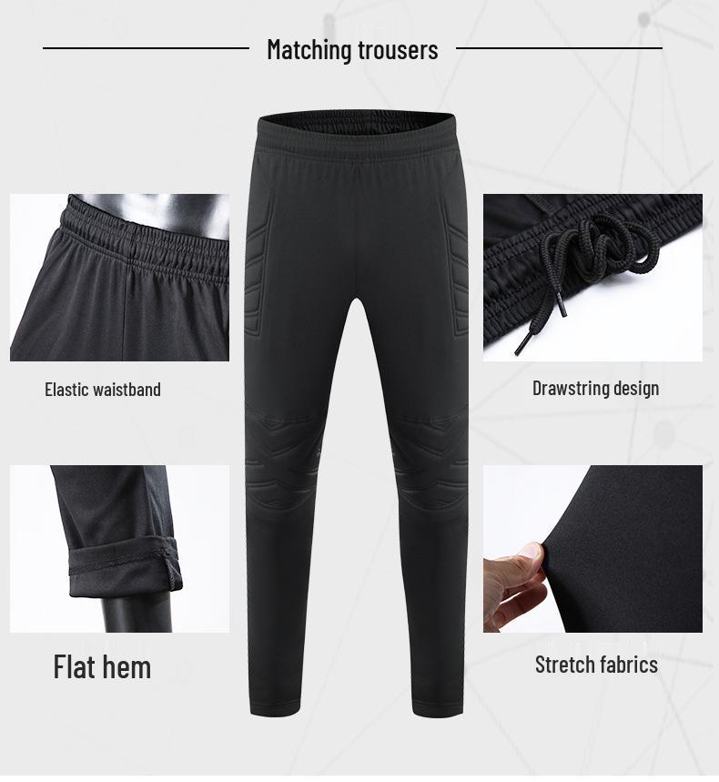 Herren Langarm Torwart Trainings- und Spiel Fußballtrikot