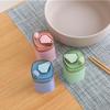 Automatic Toothpick Can Wheat Straw Pink Press Toothpick Holder Container Dispenser Box for Home Office Travel Use
