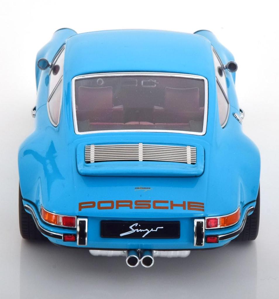 KK-Scale 1/18 Singer Porsche 911 Coupe 2014 Albastru SINGER 911 COPE Mașină Miniatură KKDC180445