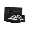 Air Force 1 Cushioning, Wear Resistant Low Top Skateboard Shoes Unisex Red Black CW2288-001(Team719-SBOX)