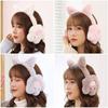 Thickened Plush Plush Ear Cover Cartoon Ear Protection Accessories Cat Claw Earmuffs  Outdoors