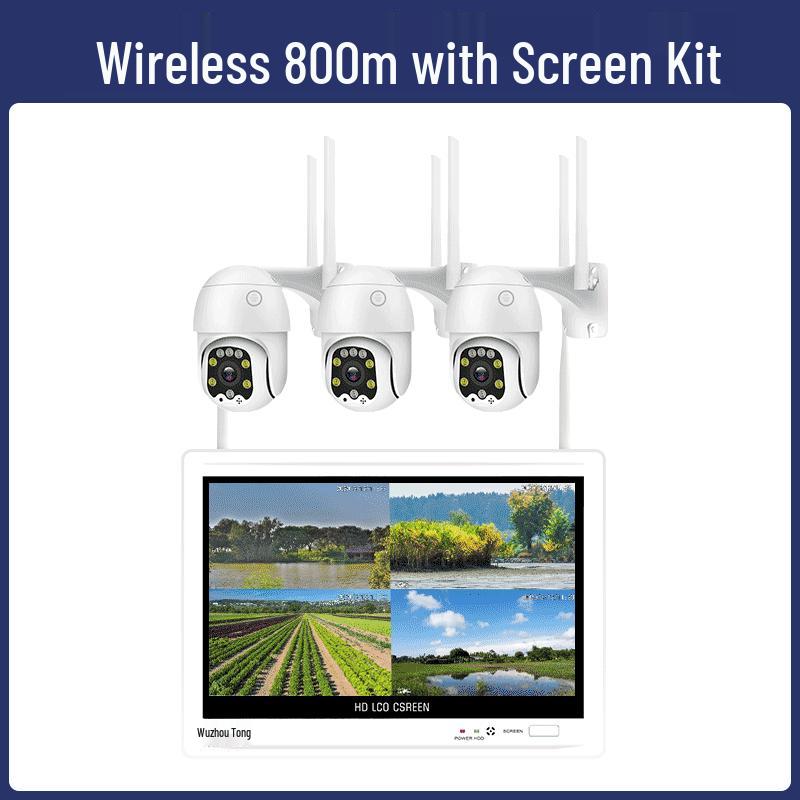 Wireless HD All-in-One Camera System for Home & Outdoor - No Wiring Needed