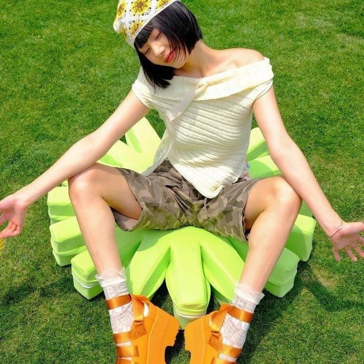 Summer new dazzling gold slope heel sandals fashion platform Velcro casual Roman sandals versatile casual sandals women