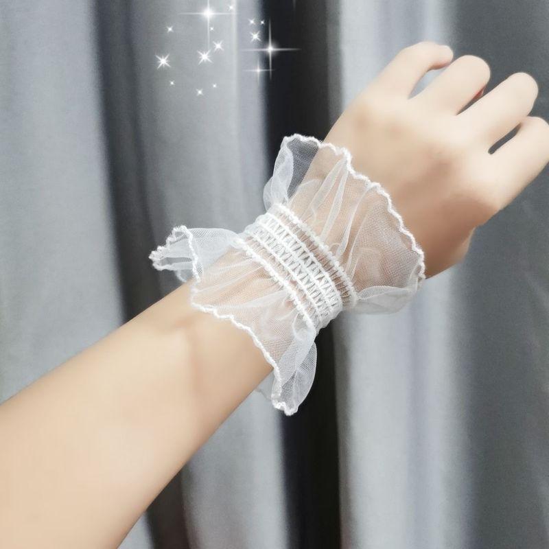 

Чистое Желание Кружевной Нарукавник на Запястье Затеняющие Нарукавники JK Фотография Запястье Фея Кружево Кружево Съемка Короткого Видео Украшение Руки A pair of white deer/2 All yards