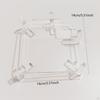 Acrylic Stand Clear Desk Organization,Easy Button Access,Heat Dissipation for Mini Computer Host