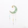 Natural Crystal Butterfly Wind Chime: Moon Pendant & Sun Catcher for Home & Garden T85