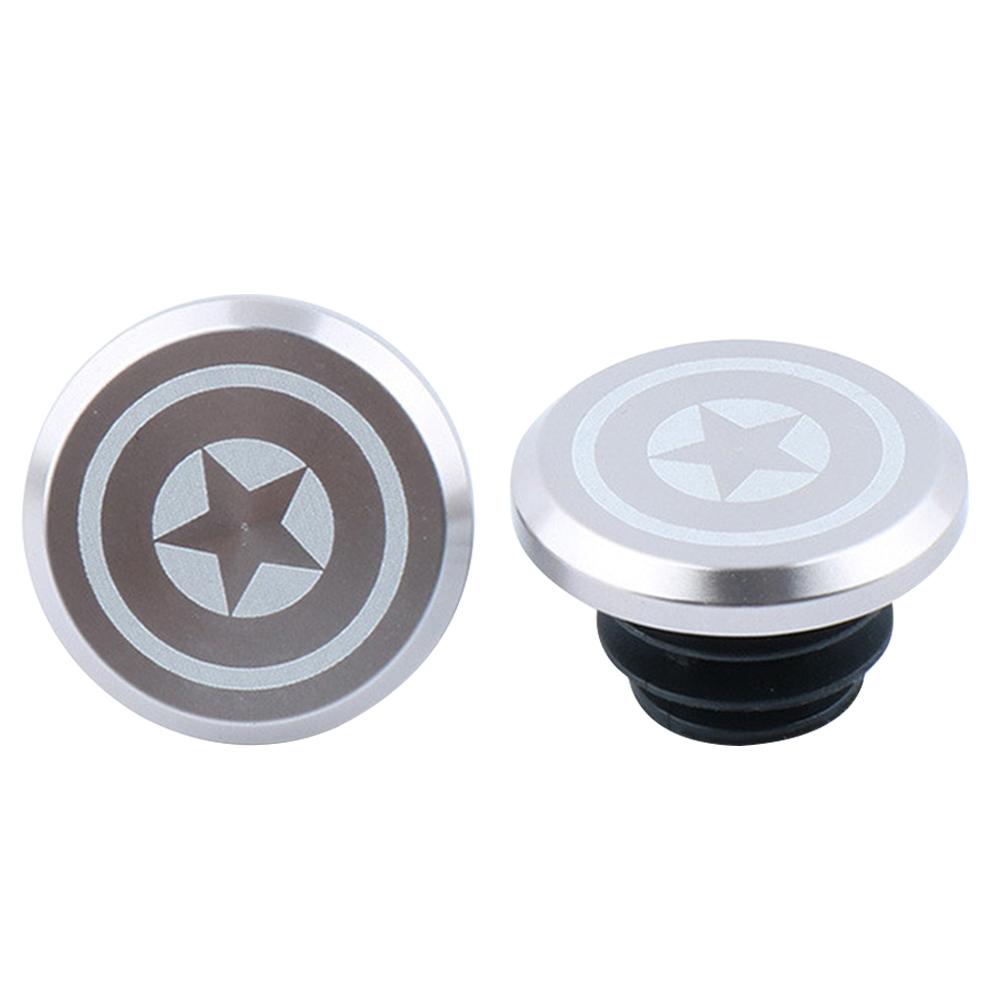 Bicycle Handlebar End Caps Aluminum End Plugs for MTB Road Folding Bike 2 Pack