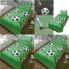 Soccer Bedding Set With Flannel Material For Modern Bedroom Decor