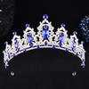 DIEZI 21 Colors Luxury Elegant Crystal Crown Hair Accessories Tiara For Women Party Rhinestone Bridal Crown New Hair Jewelry