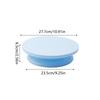 11-Inch Non-Slip Colored Plastic Cake Turntable for DIY Baking and Decorating