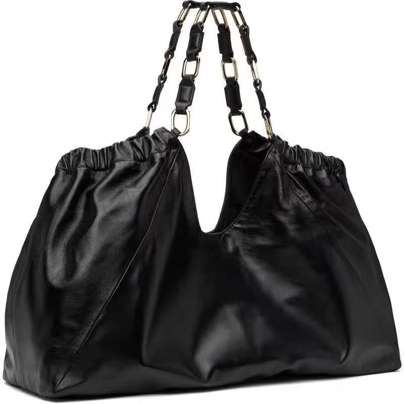 ANINE BING Nazha Kate Damen Schwarze Ledertasche - Neue Herbst/Winter Kollektion