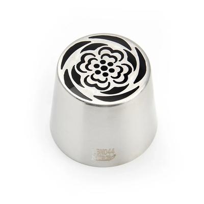 Bocchetta per dolci in acciaio inossidabile con fiore, utensili per la cottura domestica, punta creativa per glassa, ugello per pasticceria, accessori per utensili da cucina