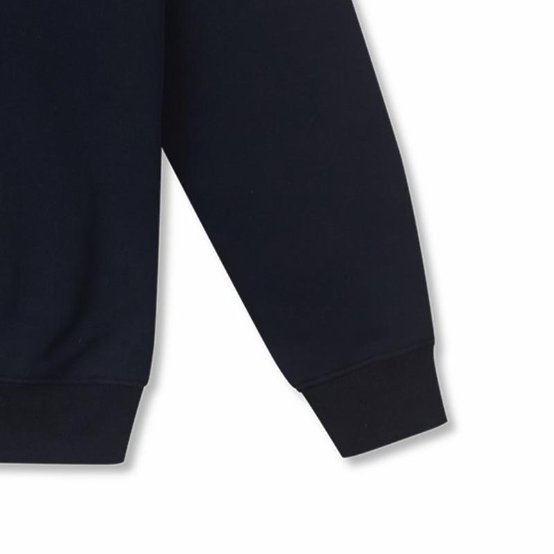 New Converse Sweatshirt Unisex Black 10026553-A01