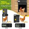 Timer Control Chicken Coop Door Multi-mode Auto Chicken Door Opener  Pets Cages