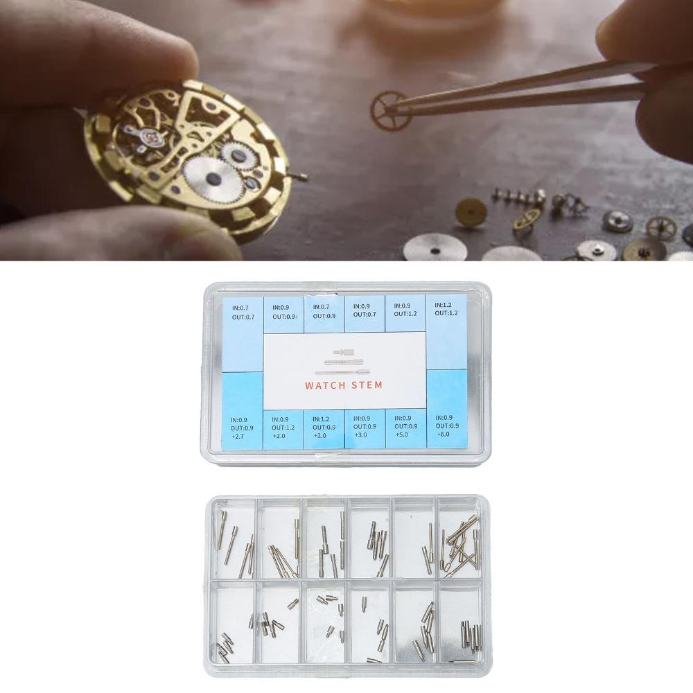 Silver Watch Winding Stem Extender Stainless Steel Stem Extender Replacement Repairing Replacement