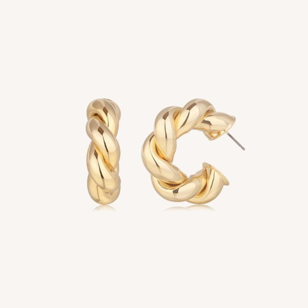 Lunette Twist Bold Earrings