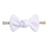 Tie Children'S Bow Headband Solid Color Knitted Waffle Baby Baby Headband Hair Accessories 2526