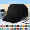 Color Solid Baseball Cap Breathable Headwear Peaked Caps Sunscreen Hat Gift